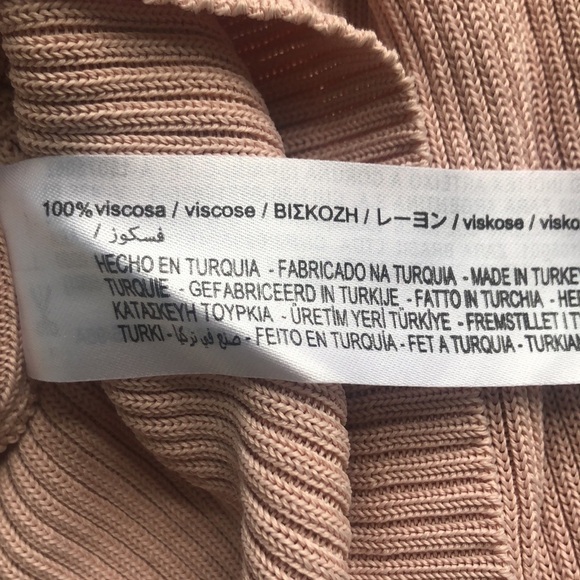 ZARA Rib Knit Cardigan Sweater Size Large NWT - Picture 7 of 10